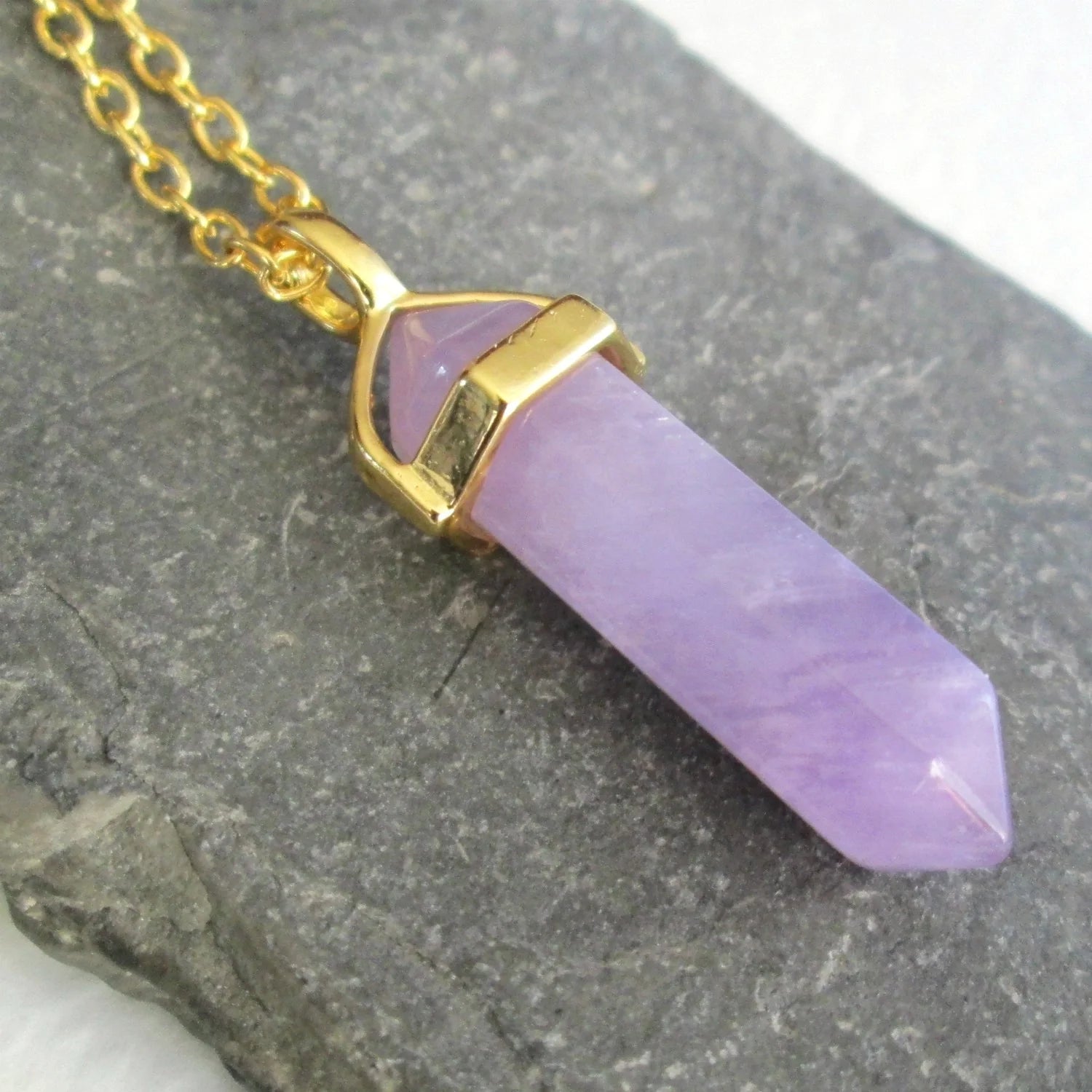 Amethyst Pendant Necklace